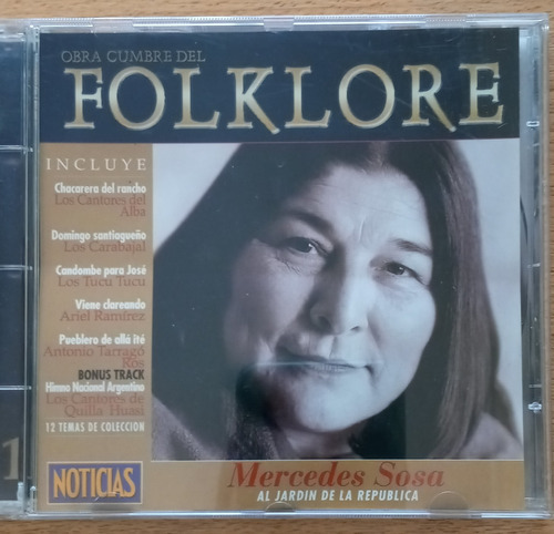 Folklore : Mercedes Sosa : Revista Noticias N1 - Cd 