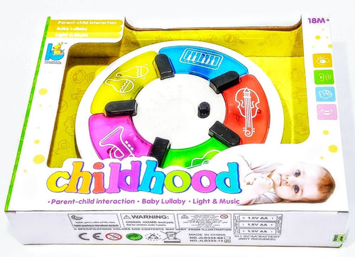 Juego Bebe Luz Sonido Didactico Color Pilas Juguetes Pacho's