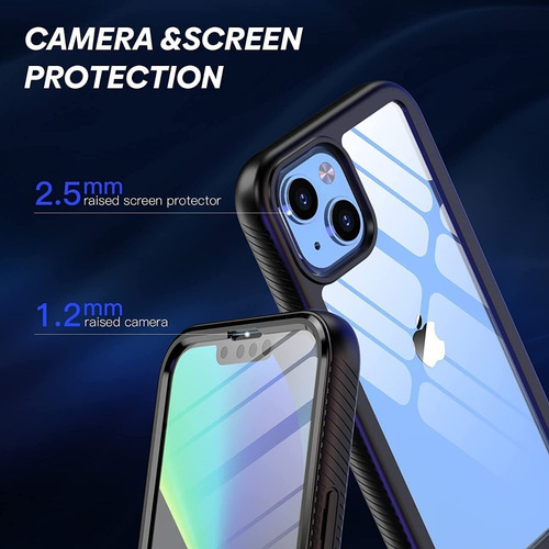 Funda Para iPhone 13 Rígida Antishock Transparente