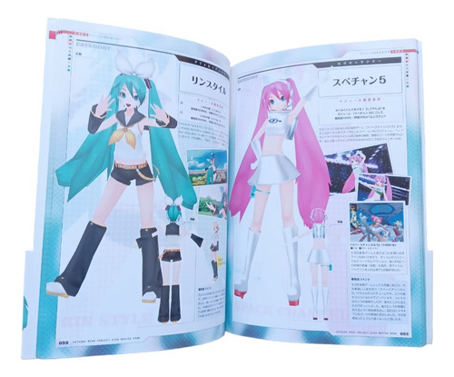 Project Diva. Master Book. Hatsune Miku. En Japones.