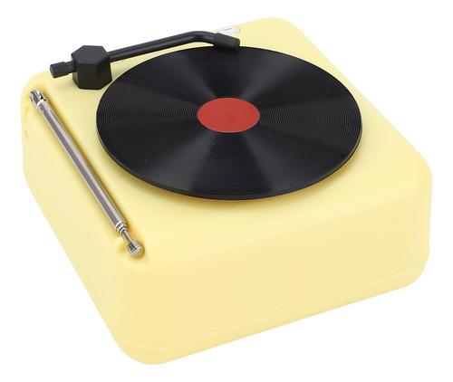 Altavoz Retro Estilo Tocadiscos, Calidad De Sonido Hifi Bt5.