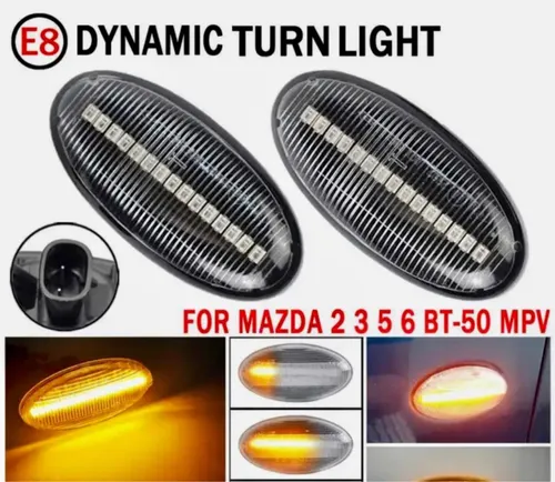 Par De Direccionales Led Mazda 2, 3, 5 Y 6, Mpv, Bt-50
