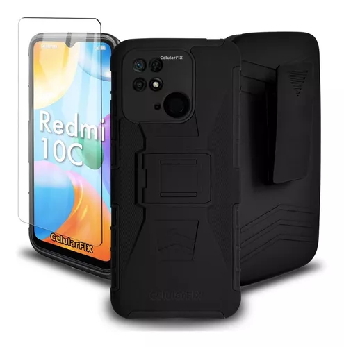 Funda Uso Rudo Con Anillo Para Xiaomi Redmi 10C