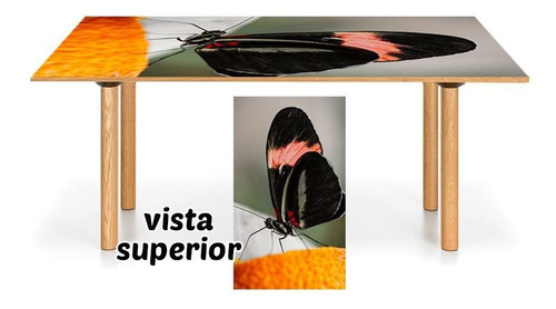 Vinilo Para Mesa Mariposas Alas Naturales Silvestre M3