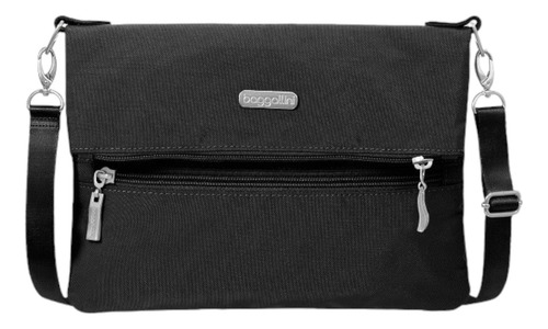 Bolsa Crossbody Baggallini Negra Fzc272b0018 Negro Lisa Níquel Negro