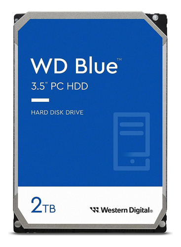 Disco Duro Hdd 3.5 Western Digital Wd Blue 2tb Sata3 7200rpm