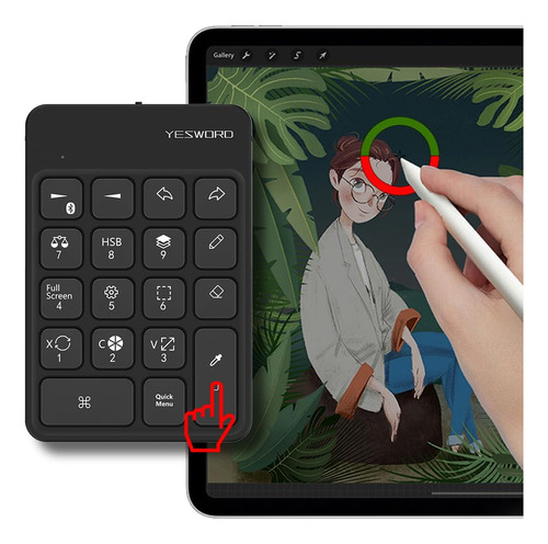 Teclado X-18 Para Ultima Version Procreate Toda Ipado Acceso