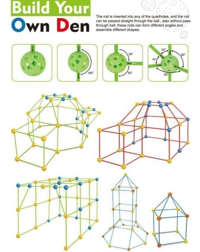 ... . 87 Piezas De Construcción De Castillos, Túneles,