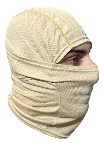 Pasamontañas Balaclava Mascara Termica Moto Camping Frio Caqui Liso Unico