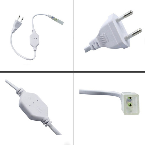Imagem 5 de 7 de Mangueira Led 5050 Chata 60 Metros Branca Quente 110v E 220v