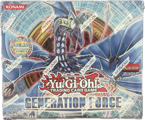 Generation Force Booster Box 1st Inglés / Español Yugioh