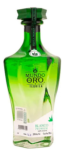 Pack De 2 Tequila Mundo De Oro Blanco 750 Ml
