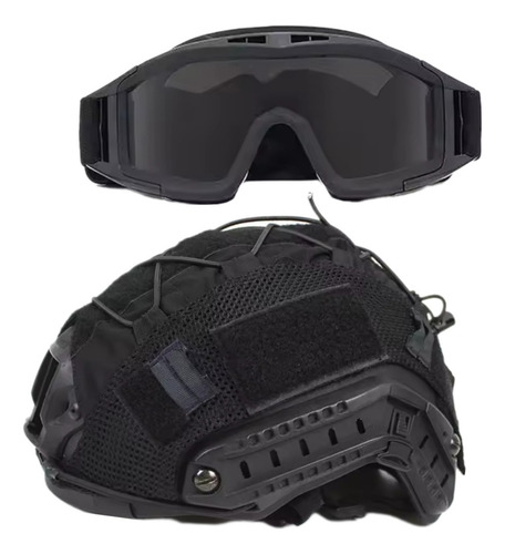 Casco Balístico Kevlar Nivel Iiia Incluye Forro Y Goles