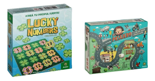 Combo Juego De Mesa Lucky Numbers + El Pasajero Maldon M4e 