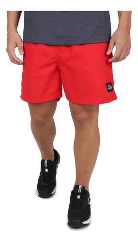 Short Topper Slim Hombre En Rojo | Stock Center