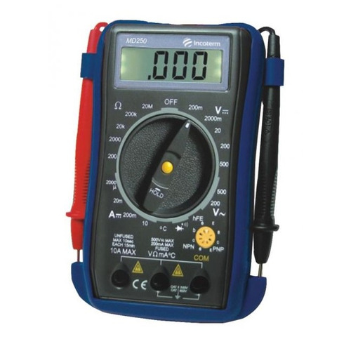 Imagem 1 de 1 de Multimetro Digital Incoterm Md250