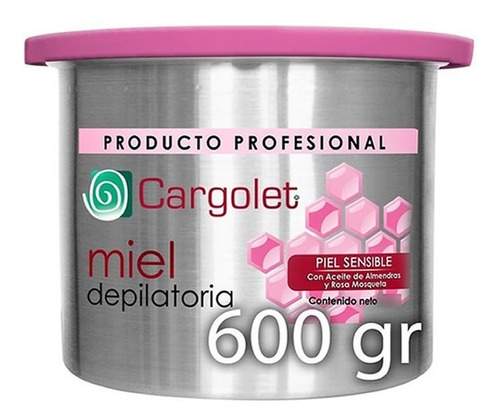 Cera Miel Piel Sensible Cargolet 600 Grs Incluye Bandas