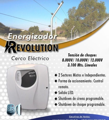 Energizador  Cercos Electricos Genno Revolution 3100 Control