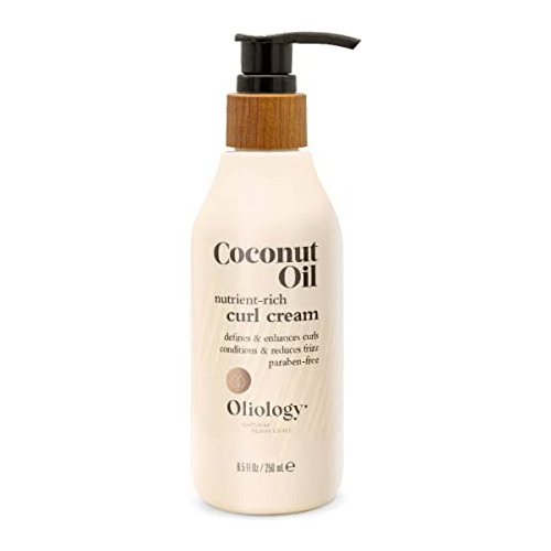 Oliology Coconut Oil Curl Cream - Defines Amp; 25amo