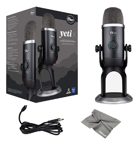 Micrófono Logitech Yeti X Blue Voice Esterio Profesional Usb