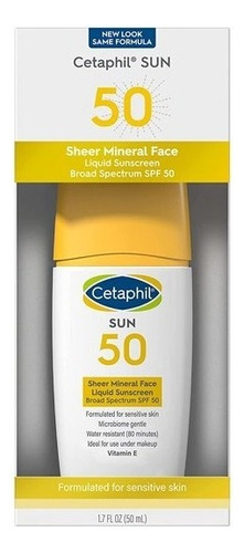 Cetaphil Sheer Mineral Bloqueador Solar Facial Fps 50