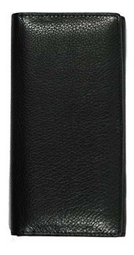 Texan Bull Genuine Leather Checkbook Cover Wallet 3rfxt