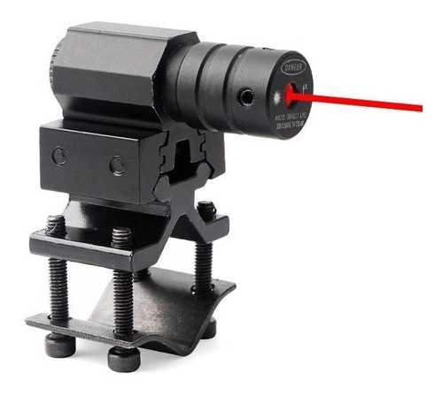 Mira Tactica Laser P/ Pistola O Rifle Con Montura Universal 