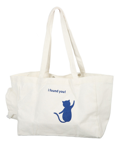 Bolsa De Lona Para Gatos, Monedero Portátil Y Transpirable P