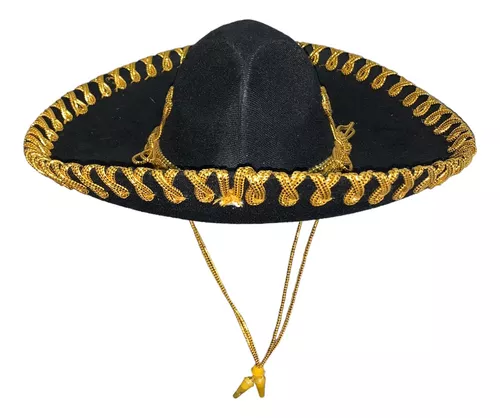 Ejército Mártir Desprecio Sombrero Charro Negro Con Plateado | MercadoLibre 📦