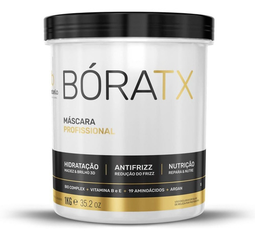 Imagem 3 de 3 de Kit Borabela Máscara Pra Tudo E Boratox Btox 1kg