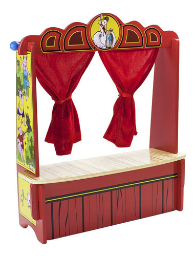 Teatro De Títeres Wooden Wonders Mother Goose's Tabletop P.