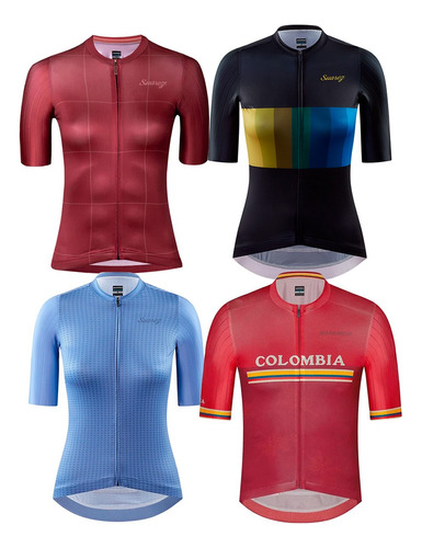 Jersey Camiseta Para Ciclismo Mujer Suarez Performance