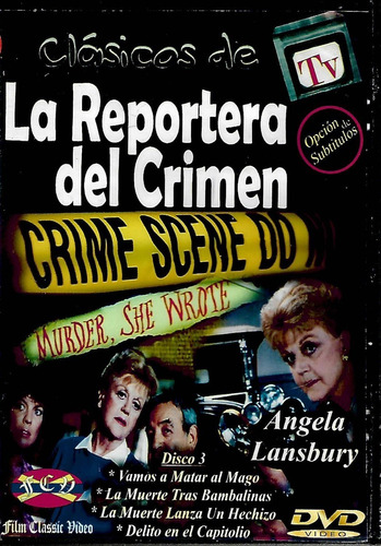 Dvd- La Reportera Del Crimen- Clasico Tv Disco3 -4 Episodios