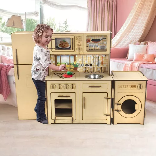 Tercera imagen para búsqueda de cocina infantil madera