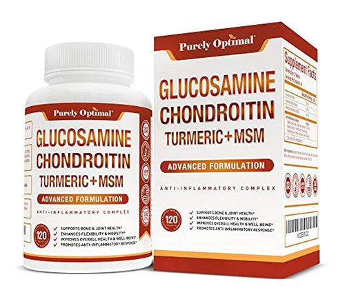Glucosamina Premium Chondroitin Msm Suplemento Tabletas Con