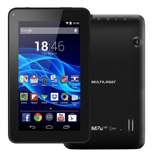 Multilaser Tablet M7s Nb184 Tela 7.0' Quad Core Câmera Wi-fi