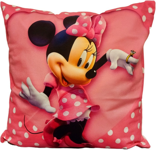 Cojín Almohada Felpa Minnie Mouse Disney 45 X 45 Extra Suave