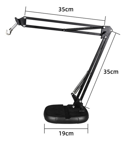 Soporte Para Linterna De Camping, Gancho Ajustable Ligero Y