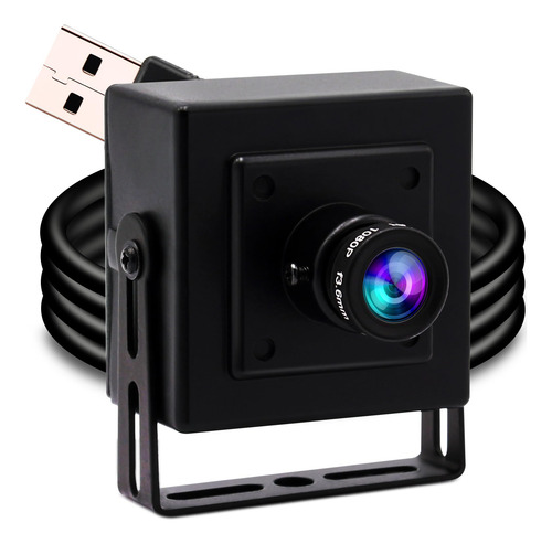 Cámara Usb Webcam Elp Mini Box De 5 Mp Hd Con Lente De 3.6 M