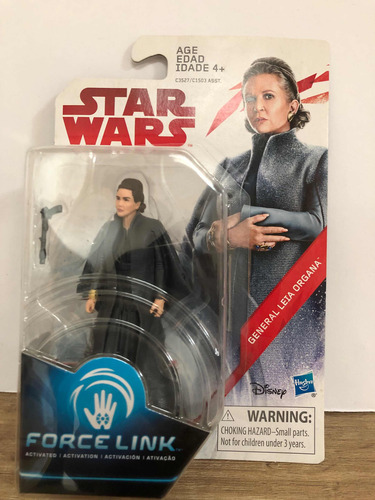 General Leia Organa Force Link Star Wars 3.75 ( 10 Cm )