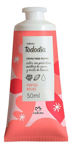 Kit 3 Cremas De Manos Frutas Rojas Tododia Natura 50ml C/u