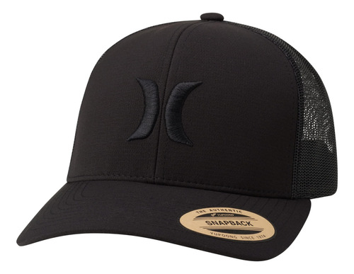 Gorra De Baseball Hurley. Negro