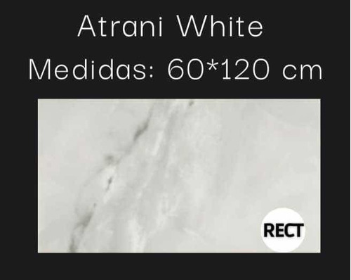 Disu Porcelanato Atrani White 60x120 Caja 144 Marmoleado