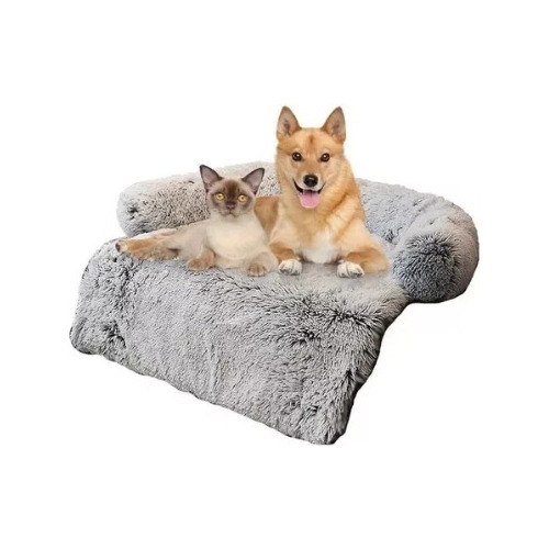 Cama Sofa Perro Gato Mascota Importada De Felpa Grande Xxl