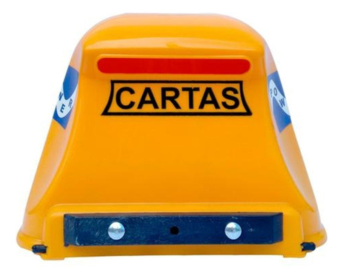 Caixa Cartas Correio Power Plastico Grade Amarelo