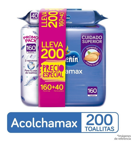 Imagen 2 de 2 de Oferta Toallitas Humedas Pequeñin Acolchamax X 200und