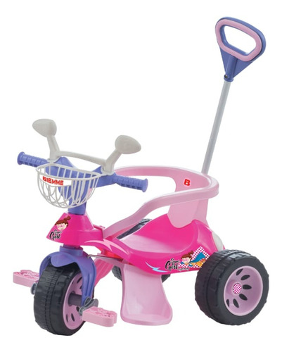 Triciclo Infantil Nena Super Cross Rosa Biemme