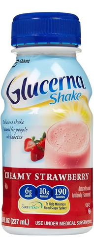 Glucerna 12g Protein Caja 24 Piezas Creamy Strawberry