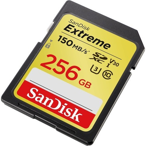 Cartão Memória Sandisk Sd Xc 256gb Extreme Uhs-i 150 Mb/s