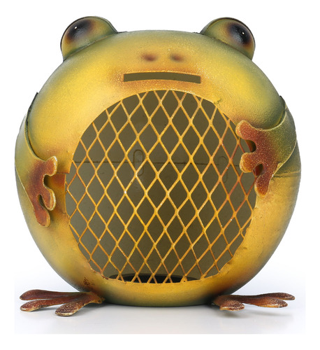 Artículos De Decoración Piggy Iron Frog Bank Bank Tooarts Pi